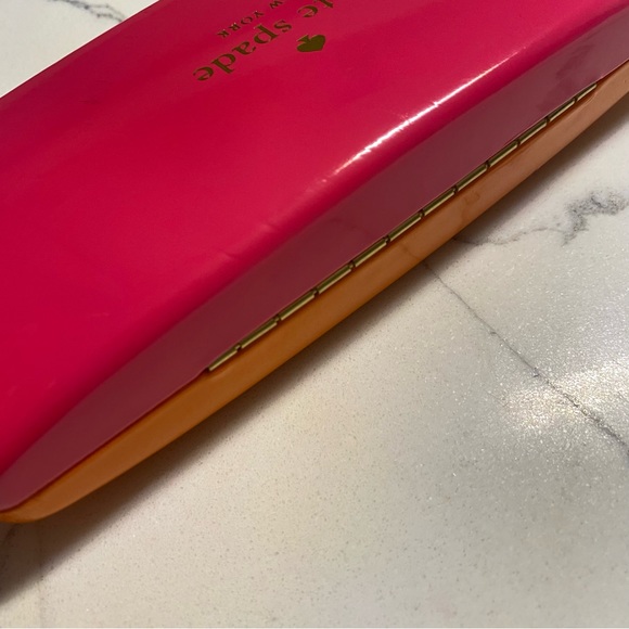 Kate Spade Eyeglasses Case Pink Orange - Picture 10 of 16